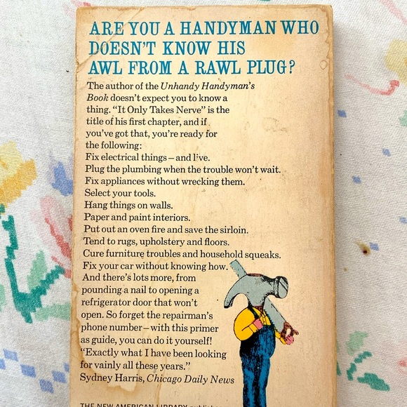 THE UNHANDY HANDYMAN’S BOOK George Daniels VINTAGE 1966 Paperback GUC - Picture 2 of 11